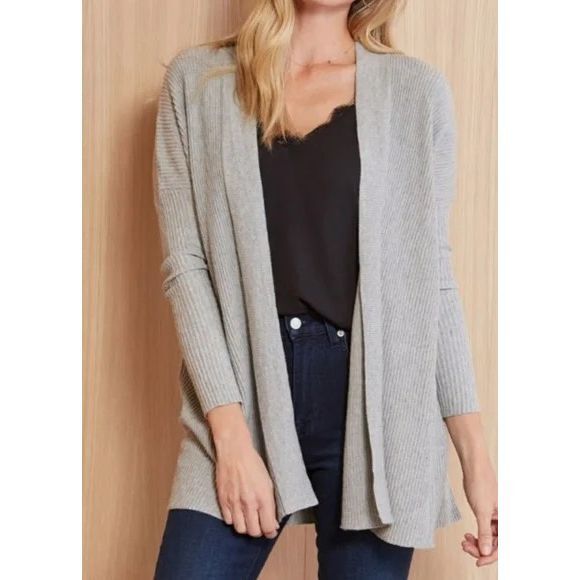 ✨A New Day Women's Long-Sleeved Heather Grey Sz Large Cardigan✨ - Picture 4 of 9